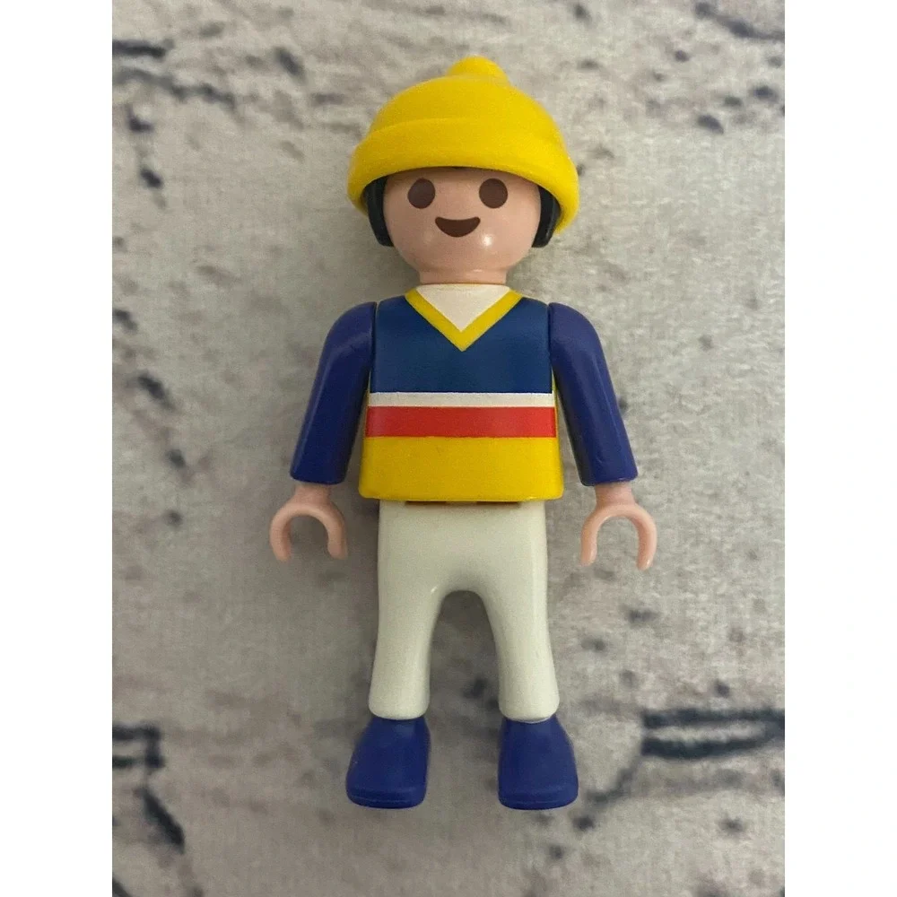 Vintage Playmobil Children Lot Of 4‎ With Instruments, Rocking House, Skis